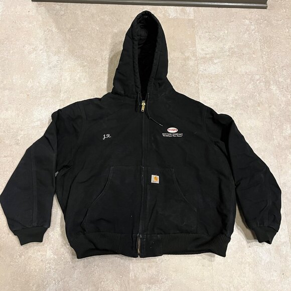 Vintage Carhartt J140 BLK Insulated Bomber Size 2XL - Picture 1 of 9